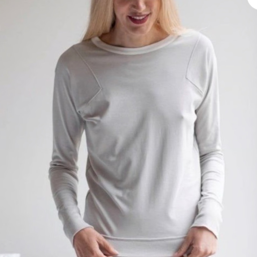 100 percent Pima cotton Lunya long sleeve top